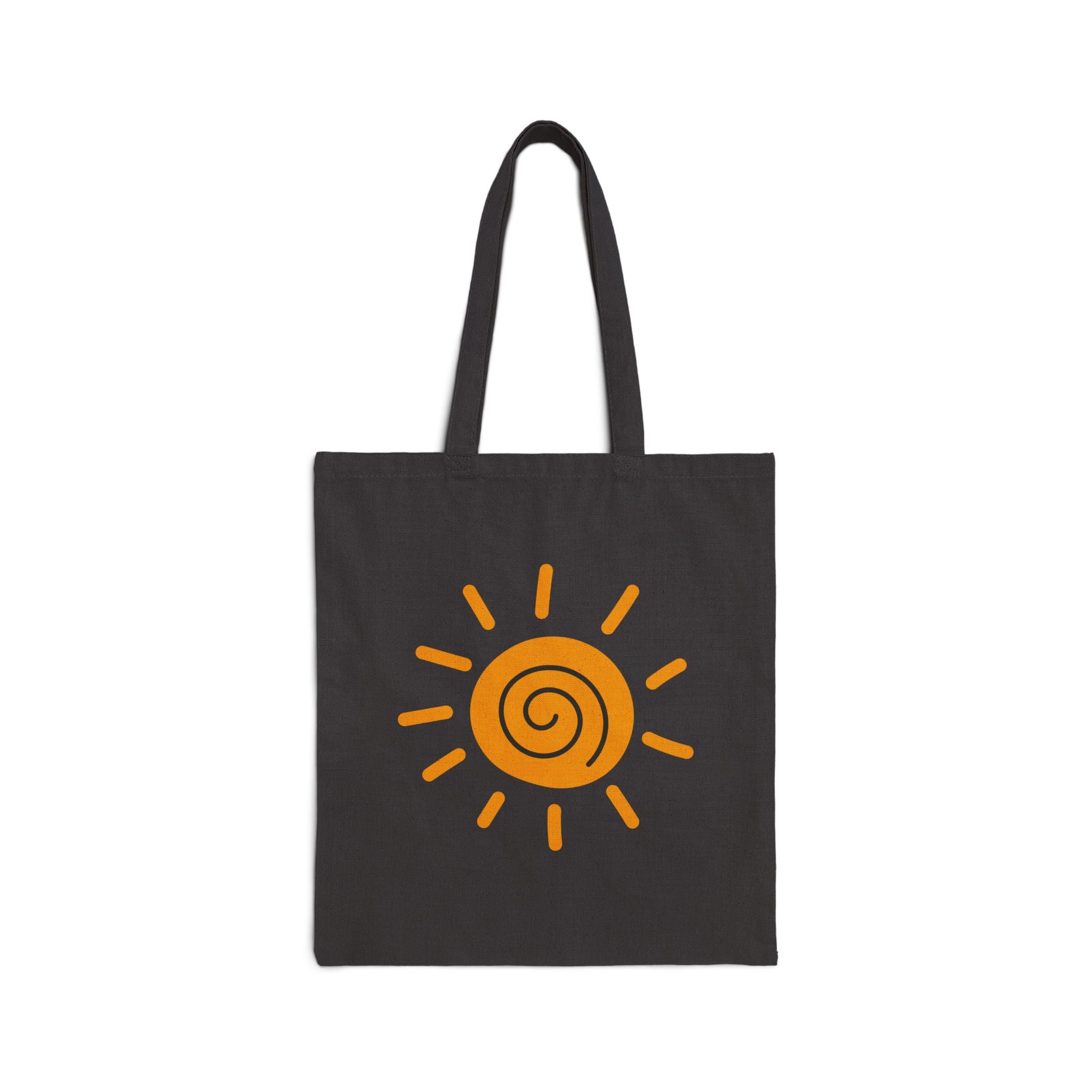 Sunny Spiral Tote Bag — Canvas Beach & Market Bag