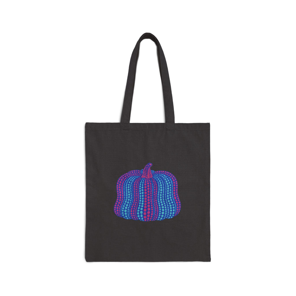 Pumpkin Art Tote Bag — Colorful Gourd Illustration Canvas Tote