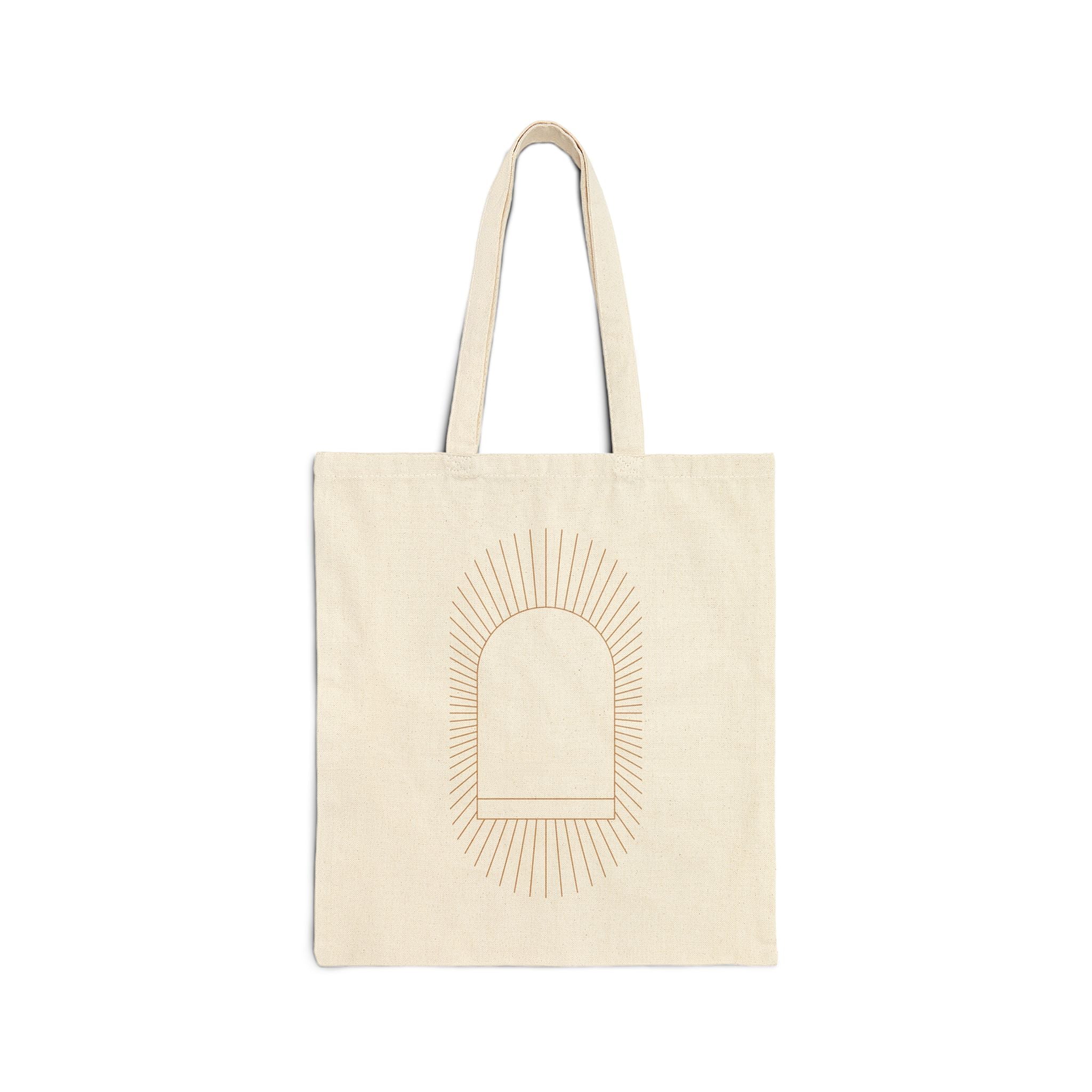 Gate of Lights Cotton Canvas Tote Bag