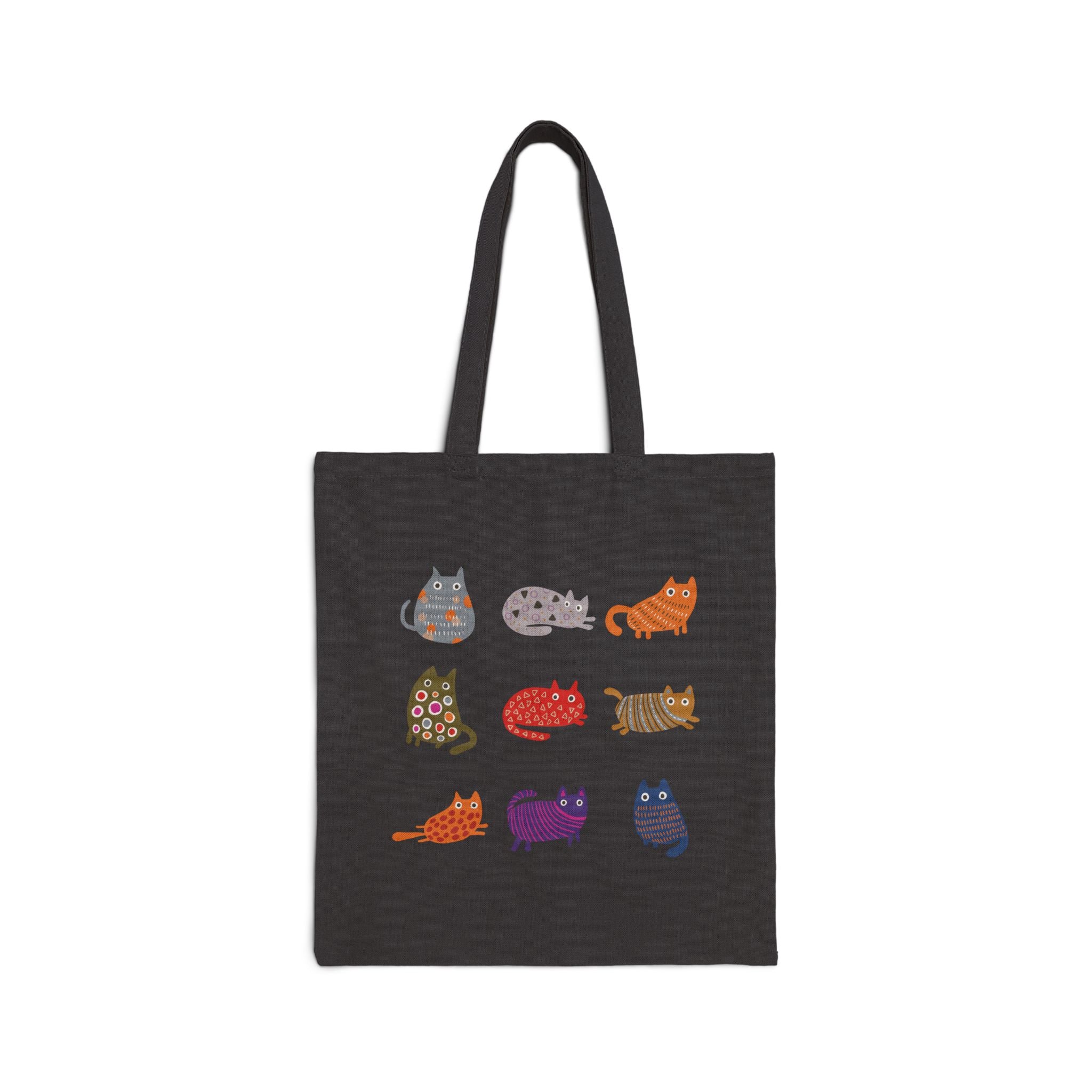 Cute Colorful Cats Grocery & Everyday Market Tote