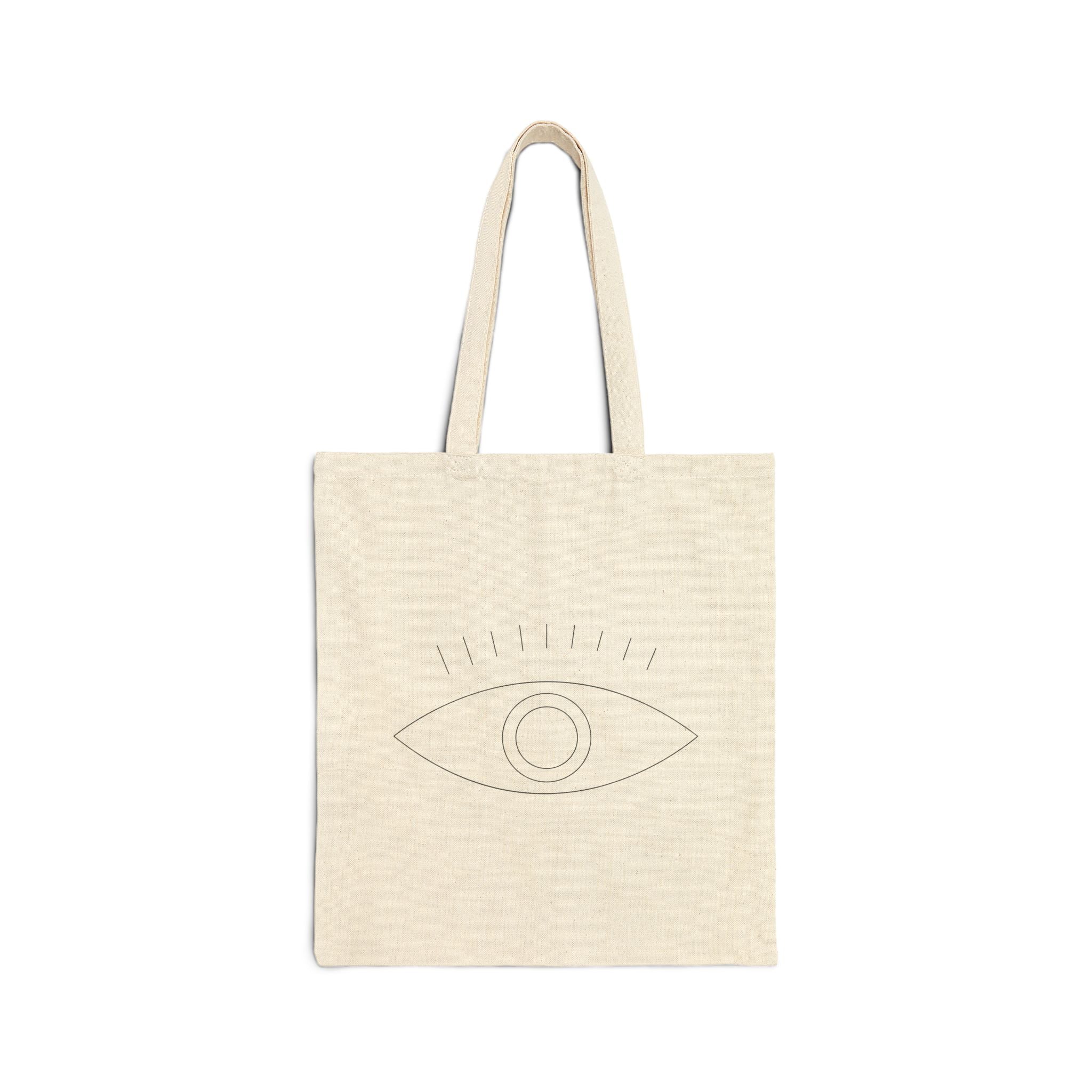 Eye Cotton Canvas Tote Bag