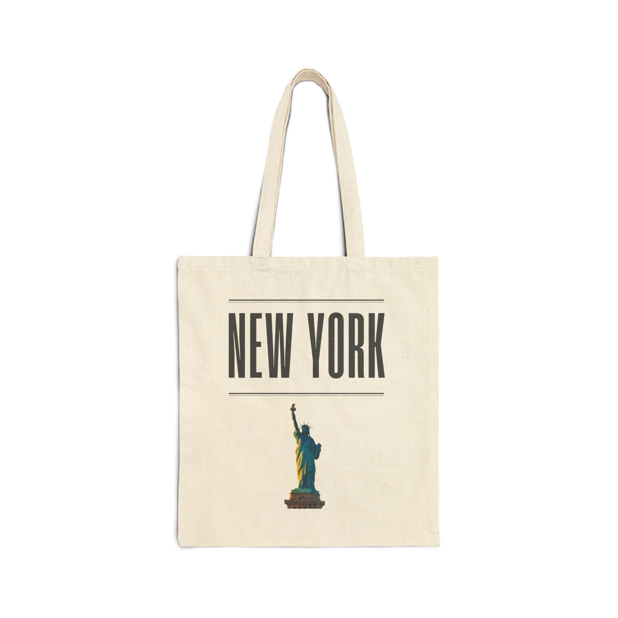New York Statue of Liberty Canvas Tote — City Souvenir Cotton Bag